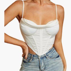 White Corset Top
